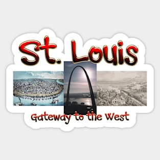 St. Louis Gateway to the West Sticker